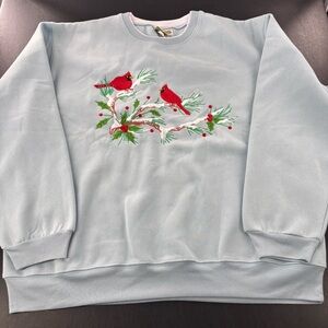 Christmas Sweater collections Holiday Cute Birds Tree branches